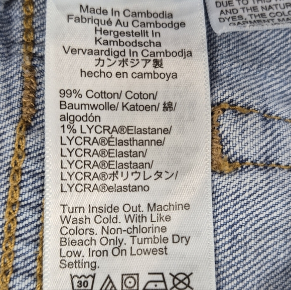 J Crew jeans women's 29 Wide Leg Crop raw hem stretch high rise - Picture 9 of 12